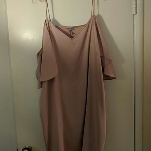 Asos Curve cold shoulder dress